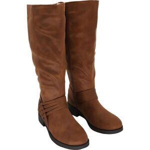 Journee Collection Brown Heeled Boots